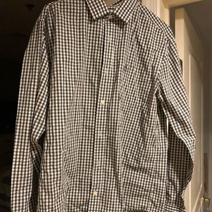 Checkered Penguin Button Down